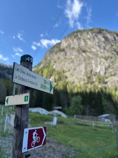 Barberine.  A lovely idyllic alpine meadow approach....
